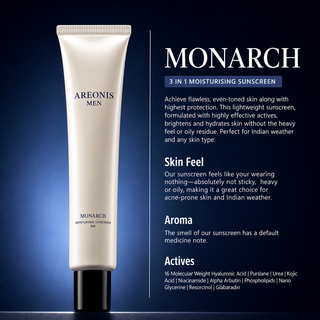 Aeronis Monarch Sunscreen - 50GM
